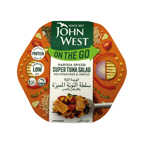 JOHNWEST Super Tuna Salad - Harissa Spiced (220g)