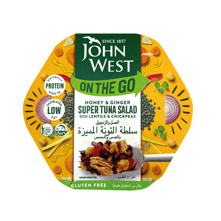 JOHNWEST Super Tuna Salad - Honey & Ginger (220g)