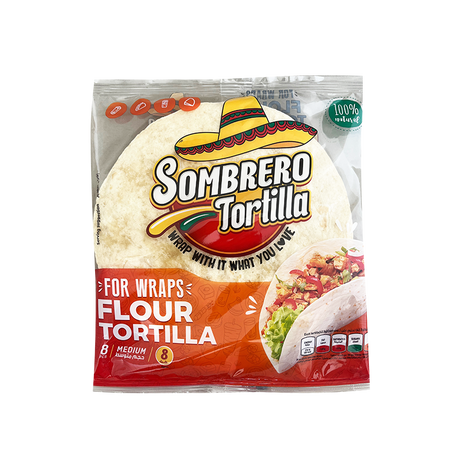 Sombrero Wheat Flour Tortillas - ( Medium 340g )