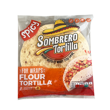 Sombrero Spicy Tortillas - ( Medium 340g )