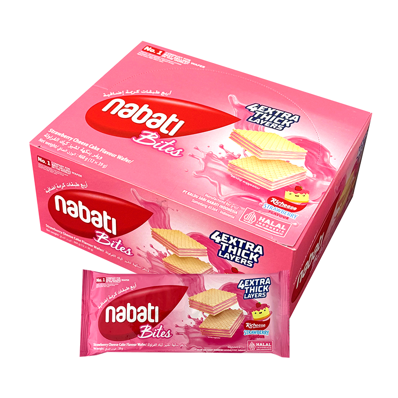 NABATI Strawberry Wafer - 39g