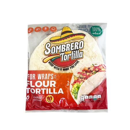 Sombrero Wheat Flour Tortillas - ( Large 360g )