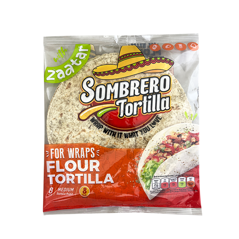 Sombrero Zatar Tortillas - ( Medium 340g )