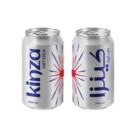 Kinza Soft Drink - Cola Diet (24x360ml)