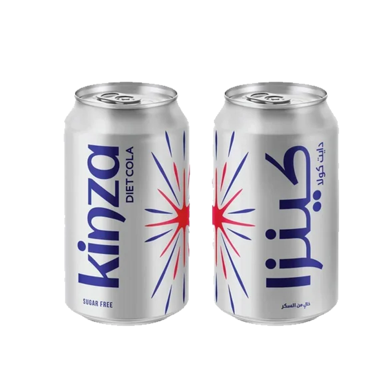 Kinza Soft Drink - Cola Diet (24x360ml)