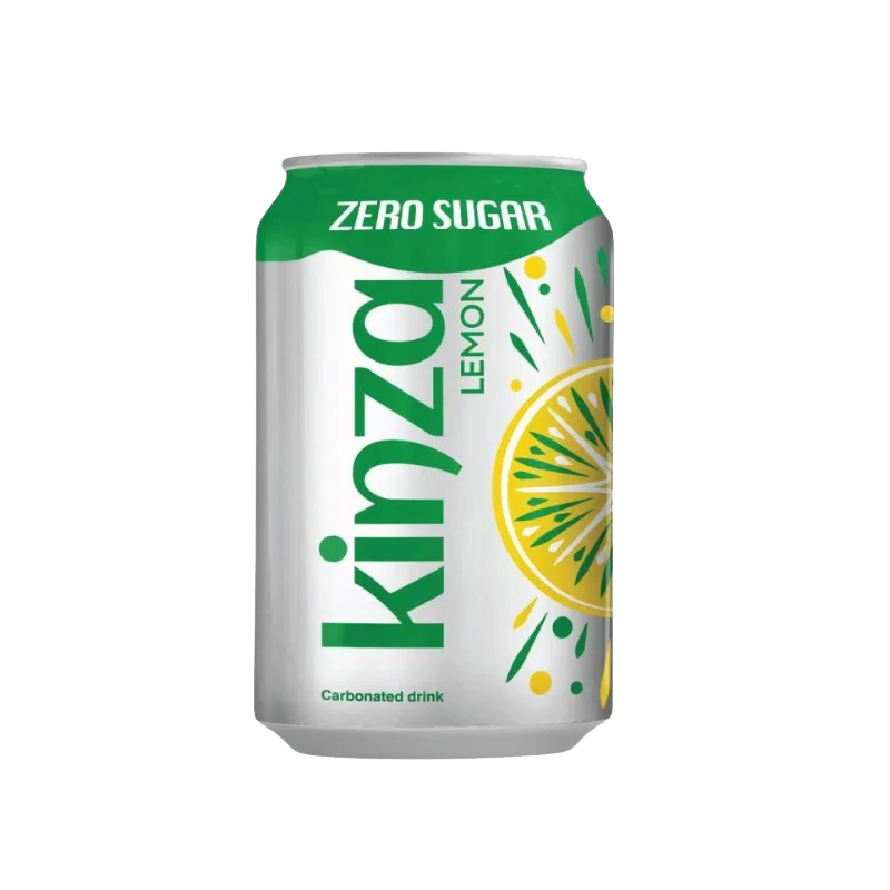 Kinza Soft Drink - Lemon Zero (24x360ml)