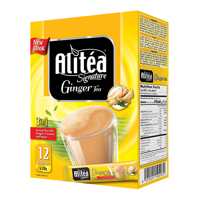 Alitea Signaature Ginger Tea (12 Sachet)