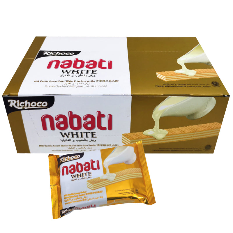 NABATI White Vanilla Wafer - 47g