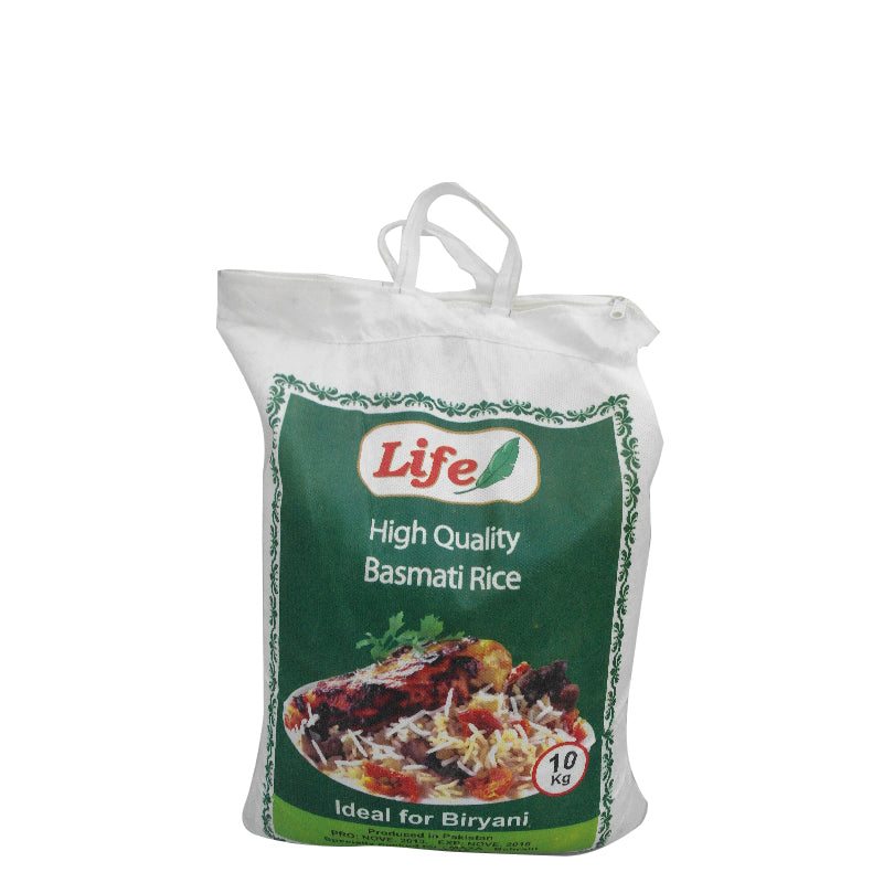 LIFE Basmati Rice 10Kg – MAZA