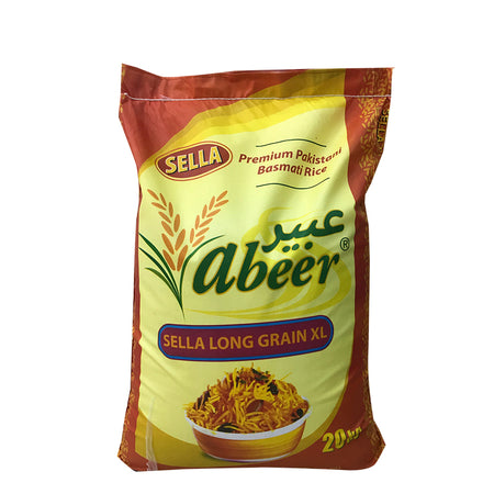 ABEER Sella Long Grain XL Basmati Rice 20KG