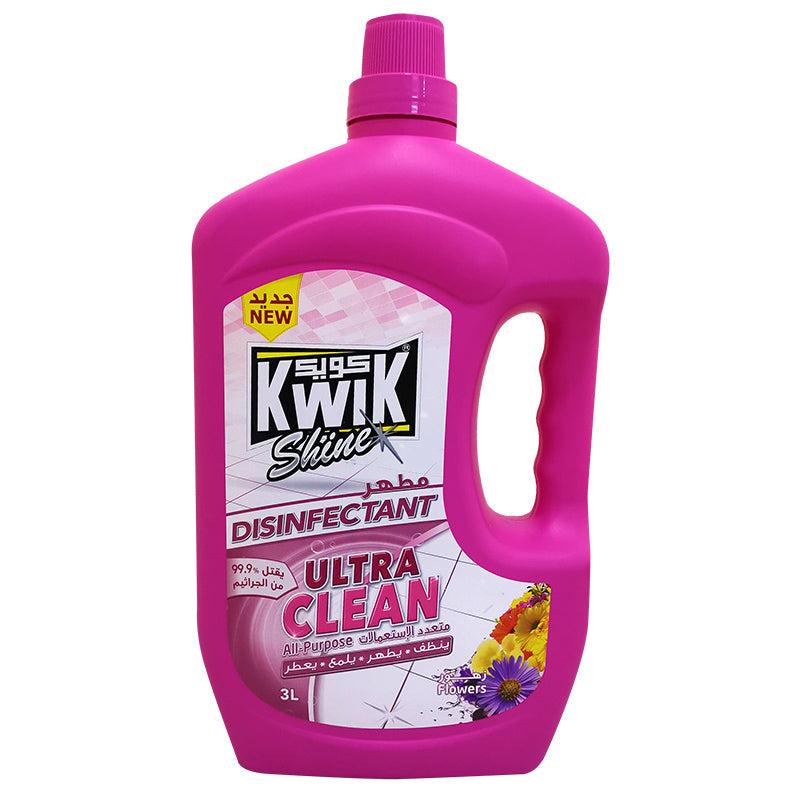 KWIK Ultra Clean Disinfectant - Flower 3L – MAZA