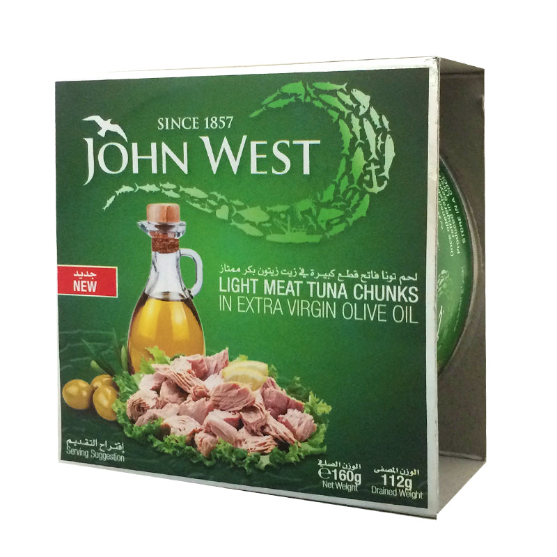 JOHNWEST LM Tuna Chunks in Extra Virgin Olive Oil 160g